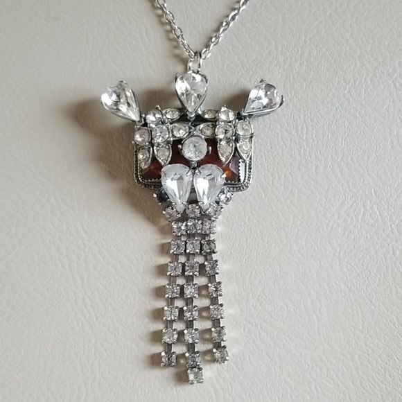 Repurposed Vintage Jewelry Assemblage Necklace - Picture 2 of 16